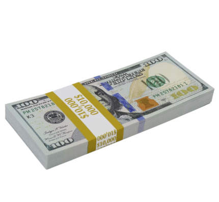 100 【10000$】Dollar Bill for Sale | Prop Movie Money US 100 Dollars Full Print